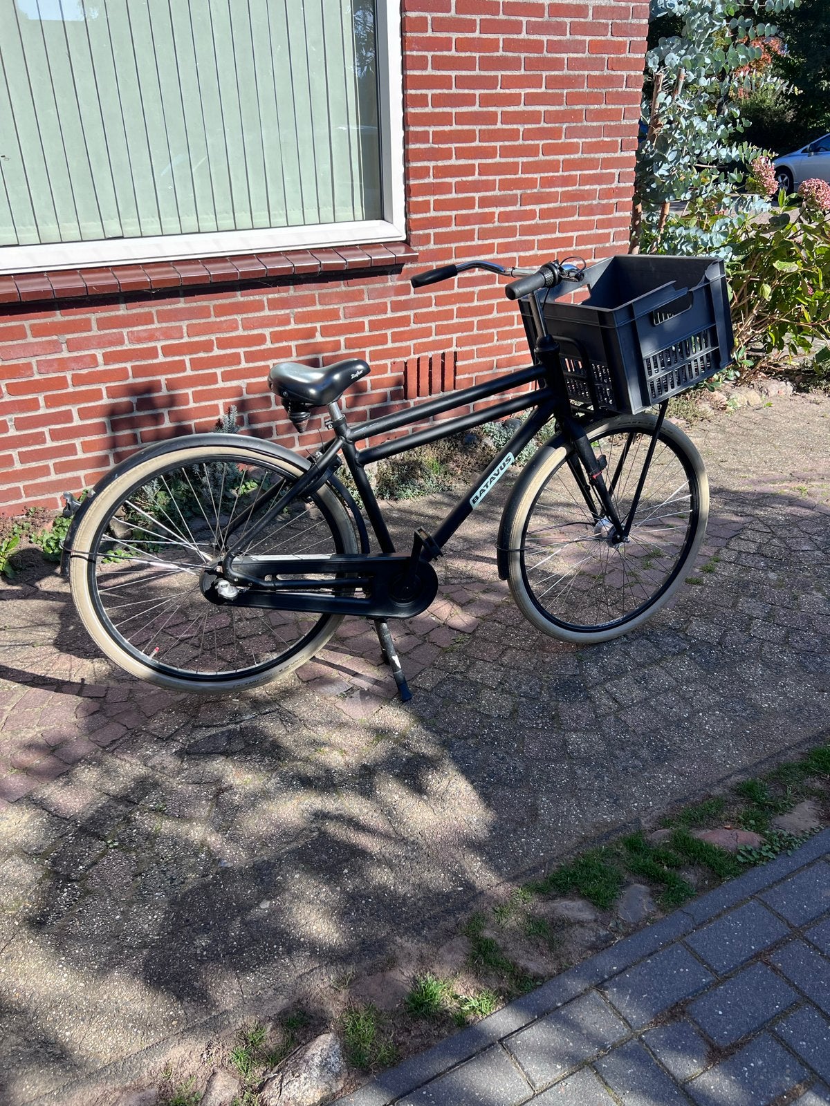 Batavus fiets met krat