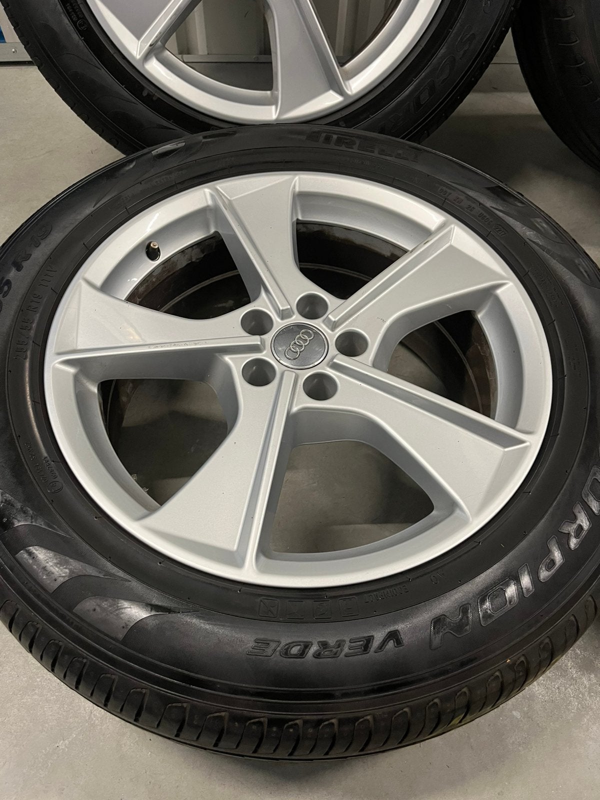 Audi Q7 19 inch orgineel 5X112, Gebruikt, 255 mm, Banden en Velgen, Personenwagen