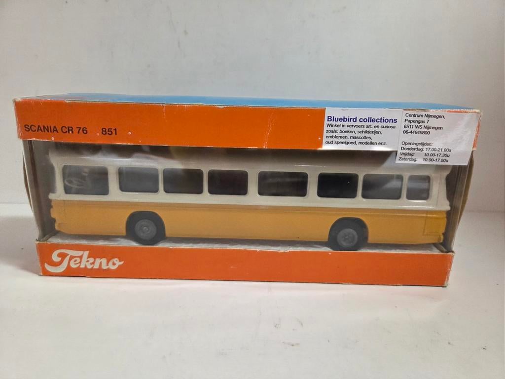 Tekno Scania CR 76 bus 1:50, Hobby en Vrije tijd, Modelauto's | 1:50, ., Zo goed als nieuw, ., Ophalen of Verzenden