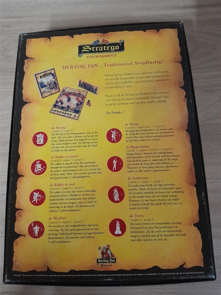 Stratego tournament - hertog jan - s1455, Hobby en Vrije tijd, Gezelschapsspellen | Bordspellen, Verzenden, Zo goed als nieuw