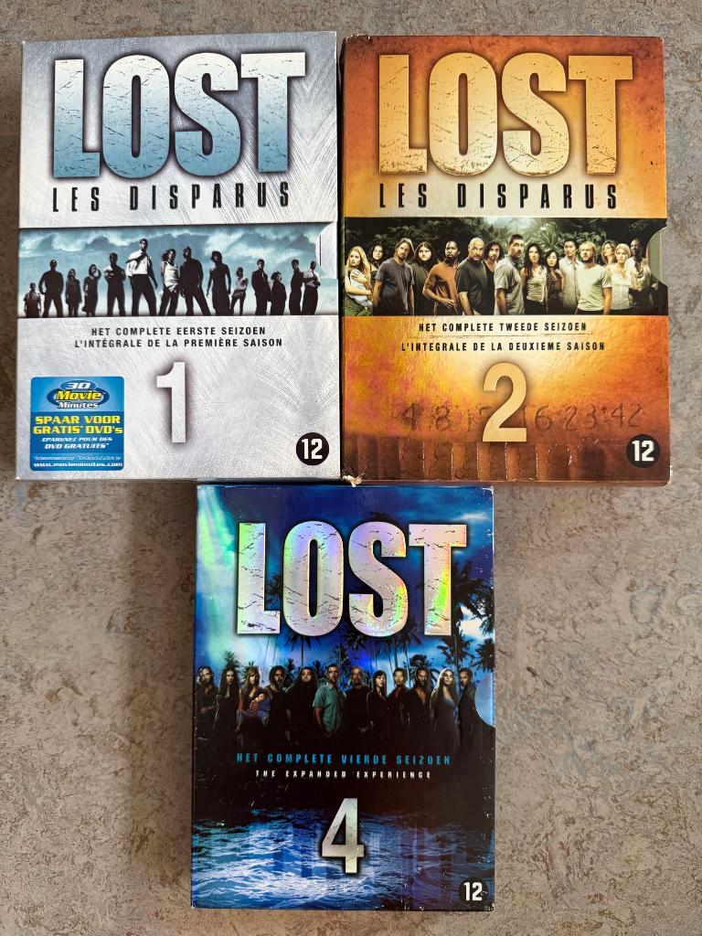 Lost dvd box seizoen 1-2-4, Vanaf 12 jaar, Ophalen of Verzenden, Zo goed als nieuw, Actie en Avontuur