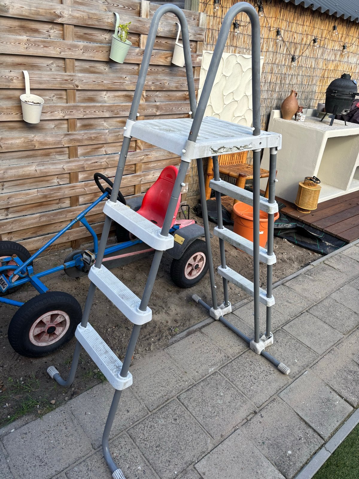 Zwembad trap - Stevige en veilige ladder voor uw zwembad, Tuin en Terras, Ophalen, Gebruikt, Ladder