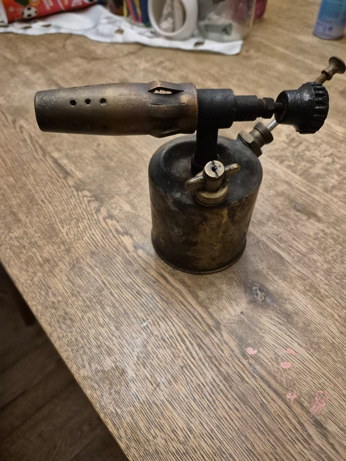 Antieke messing soldeerlamp/branders, Ophalen of Verzenden