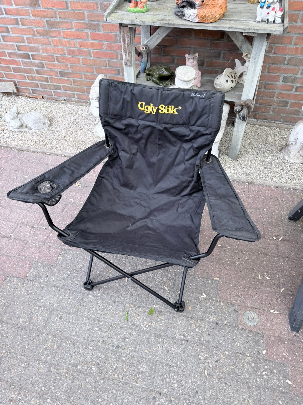 Ugly Stik Visstoel - Comfortabel en Draagbaar, Caravans en Kamperen, Ophalen of Verzenden, Gebruikt, Campingstoel