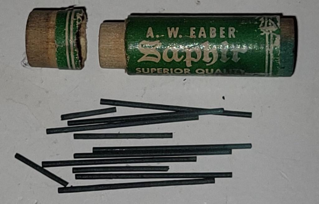 Vintage A.W. Faber Saphir vulpotloodvullingen, Hobby en Vrije tijd, Tekenen, Ophalen, Gebruikt, Potlood of Stift