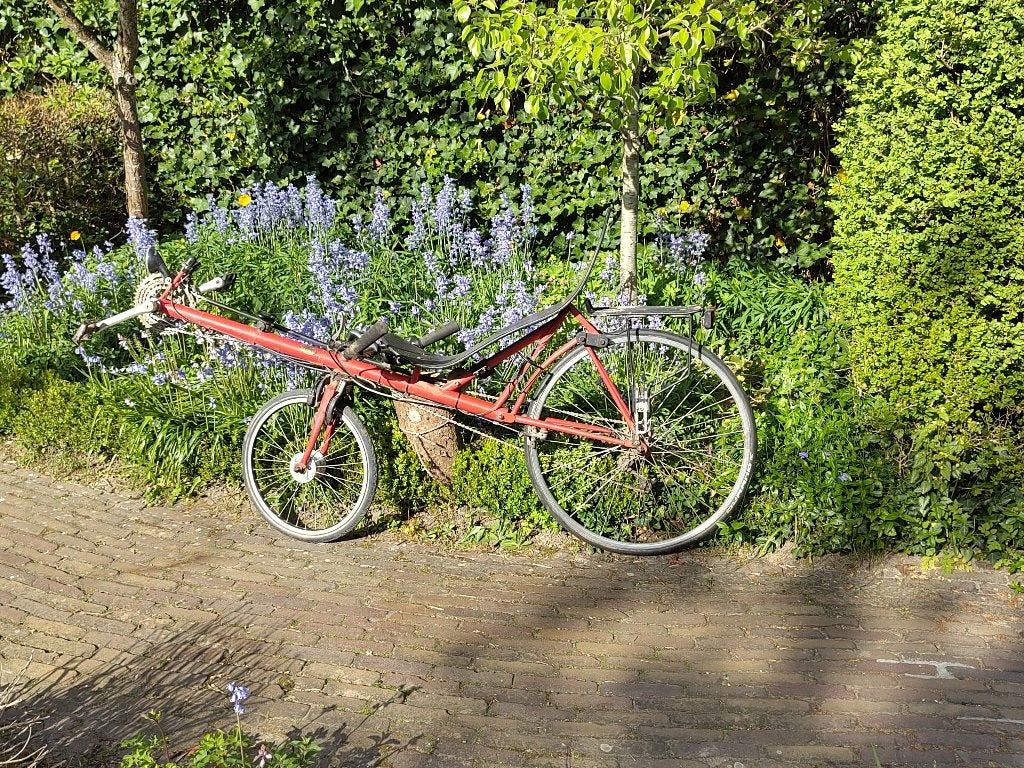 Ligfiets M5 (opknapper), Fietsen en Brommers, Overige merken, Gebruikt, Velgrem, Onderstuur
