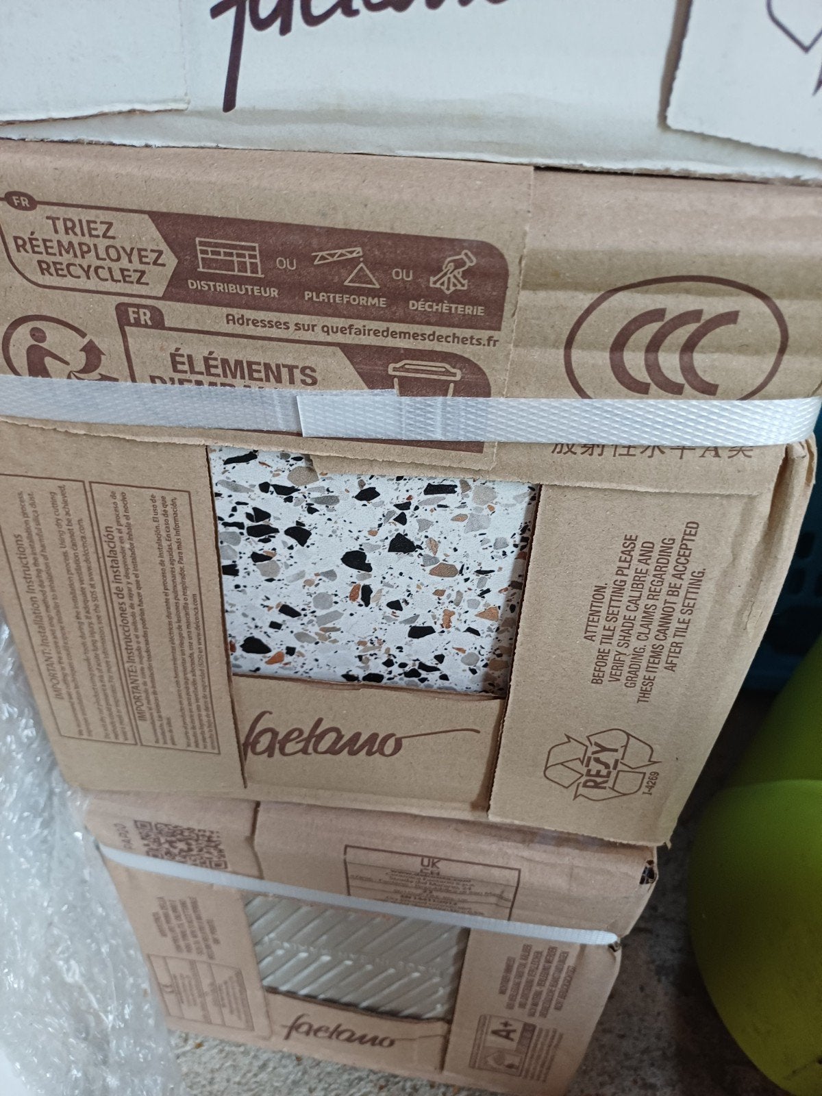 terrazzo en Mediterraanse tegel Del Conca, Doe-het-zelf en Verbouw, Tegels, Ophalen, Nieuw, Minder dan 20 cm, Minder dan 5 m²
