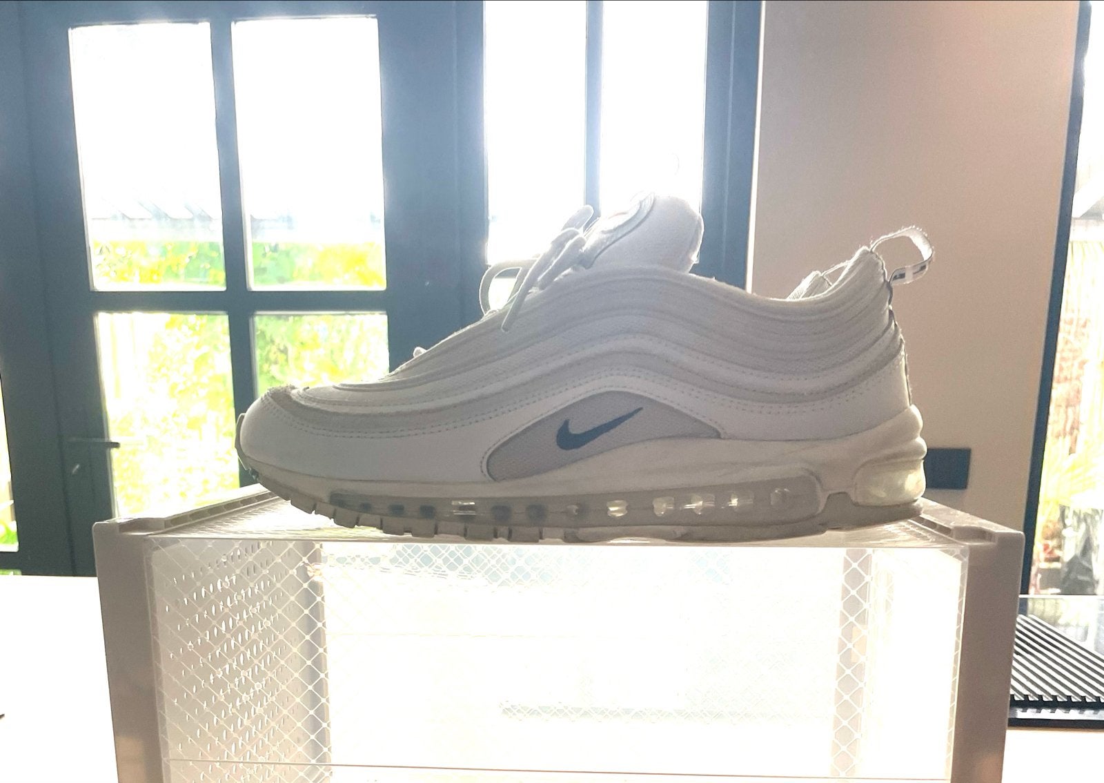 Nike Air Max 97 Sneakers - Maat 43, Verzenden, Gedragen, Wit, Sneakers of Gympen