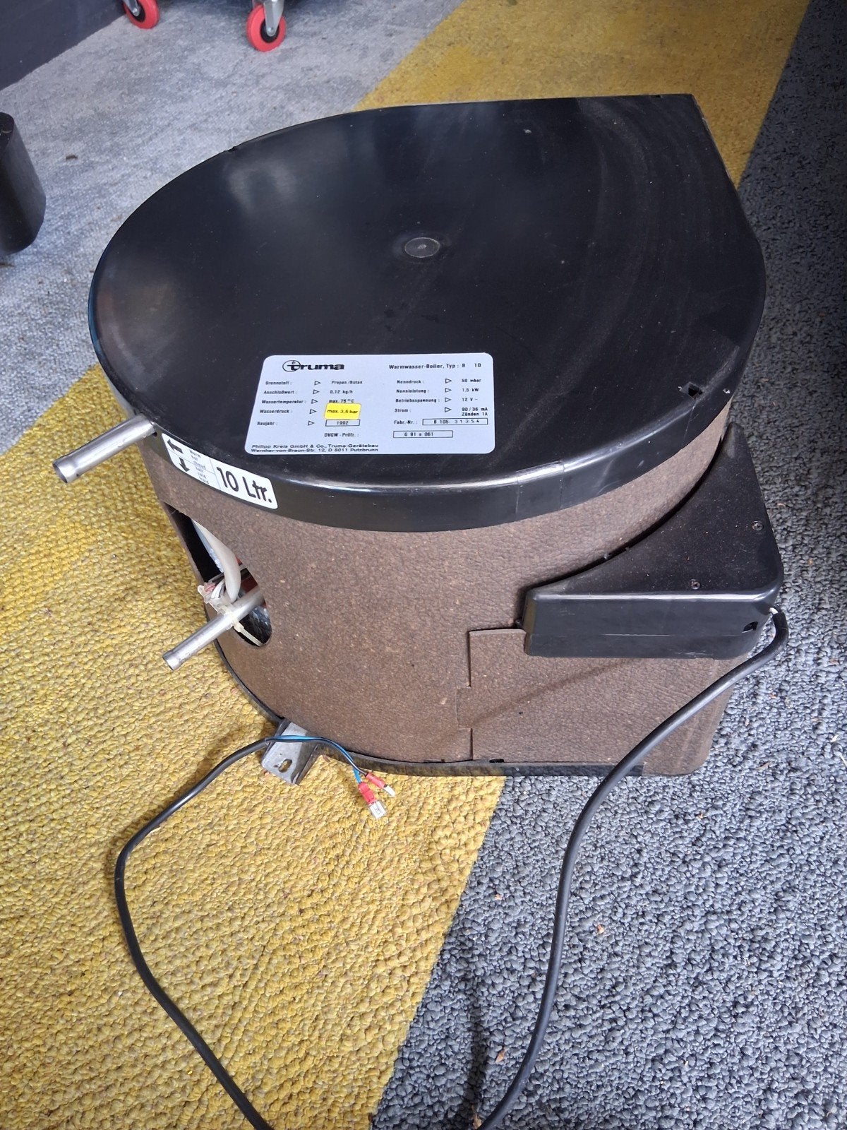 Truma warm water boiler type B 10. 3.5bar max, Ophalen of Verzenden, Gebruikt
