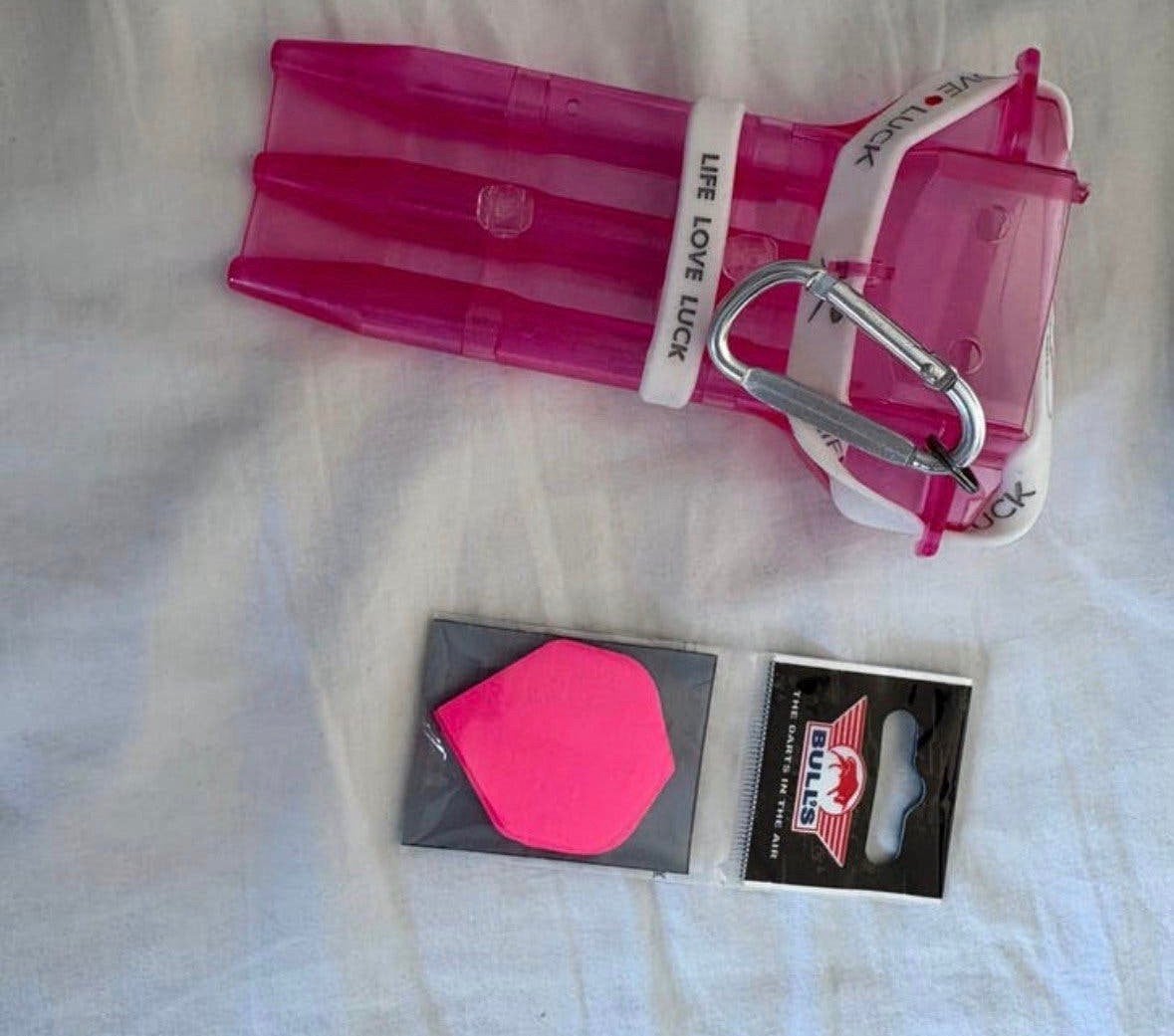 Darts case+ flights, Verzenden, Zo goed als nieuw, Flights, Soft tip