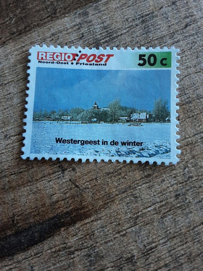 Regiopost.  Westergeest in de winter.  Getand. ( gest), Ophalen of Verzenden