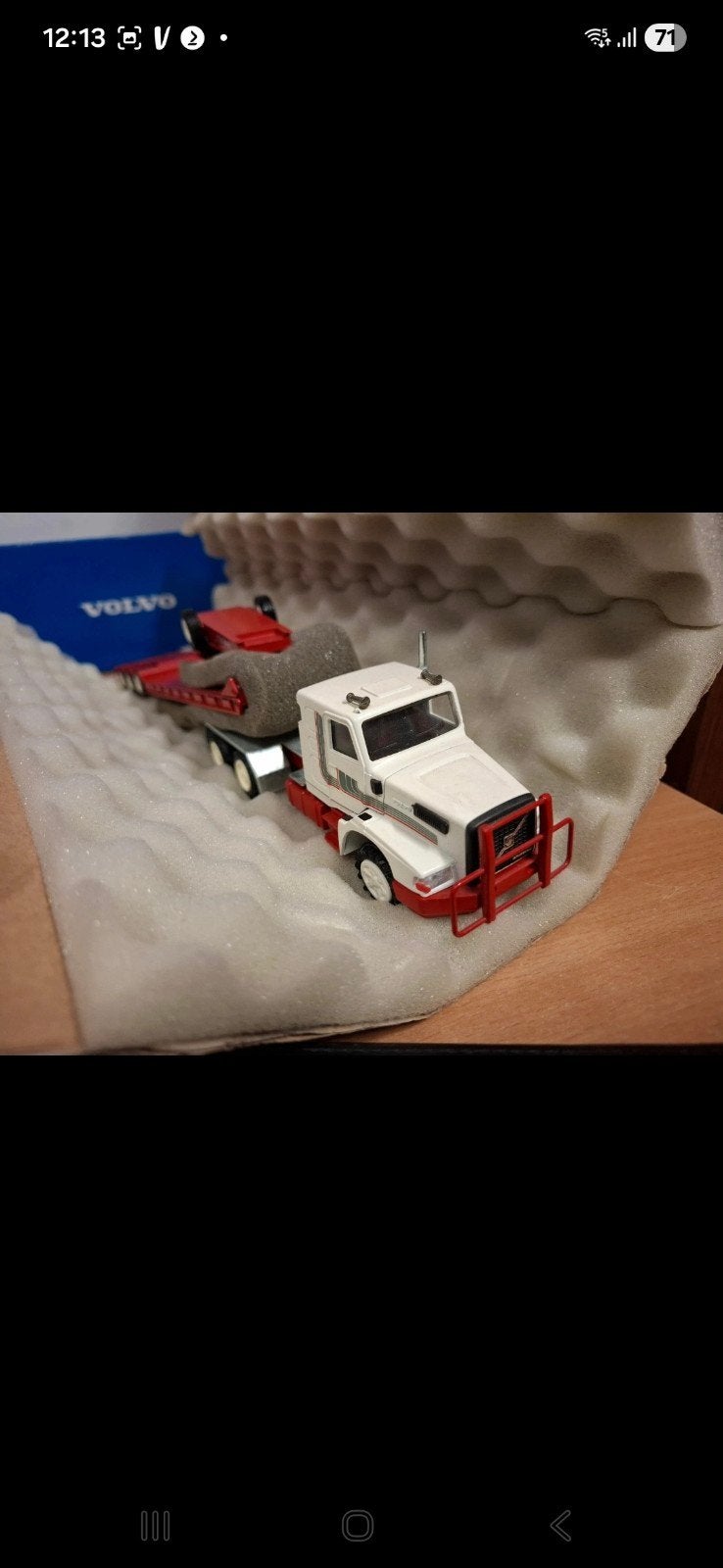 volvo NL   met dieplader  Conrad 1:50, Ophalen of Verzenden, Nieuw, Bus of Vrachtwagen, Conrad