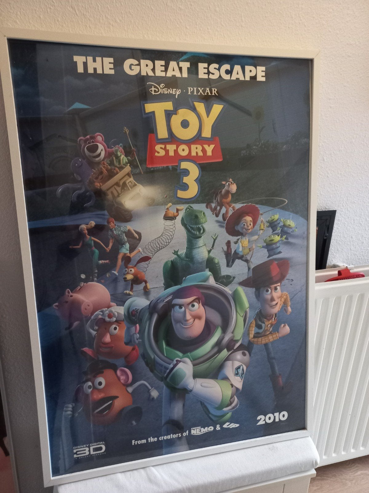 Filmposter Toy story 3., Ophalen, Zo goed als nieuw, A1 t/m A3, Film en Tv
