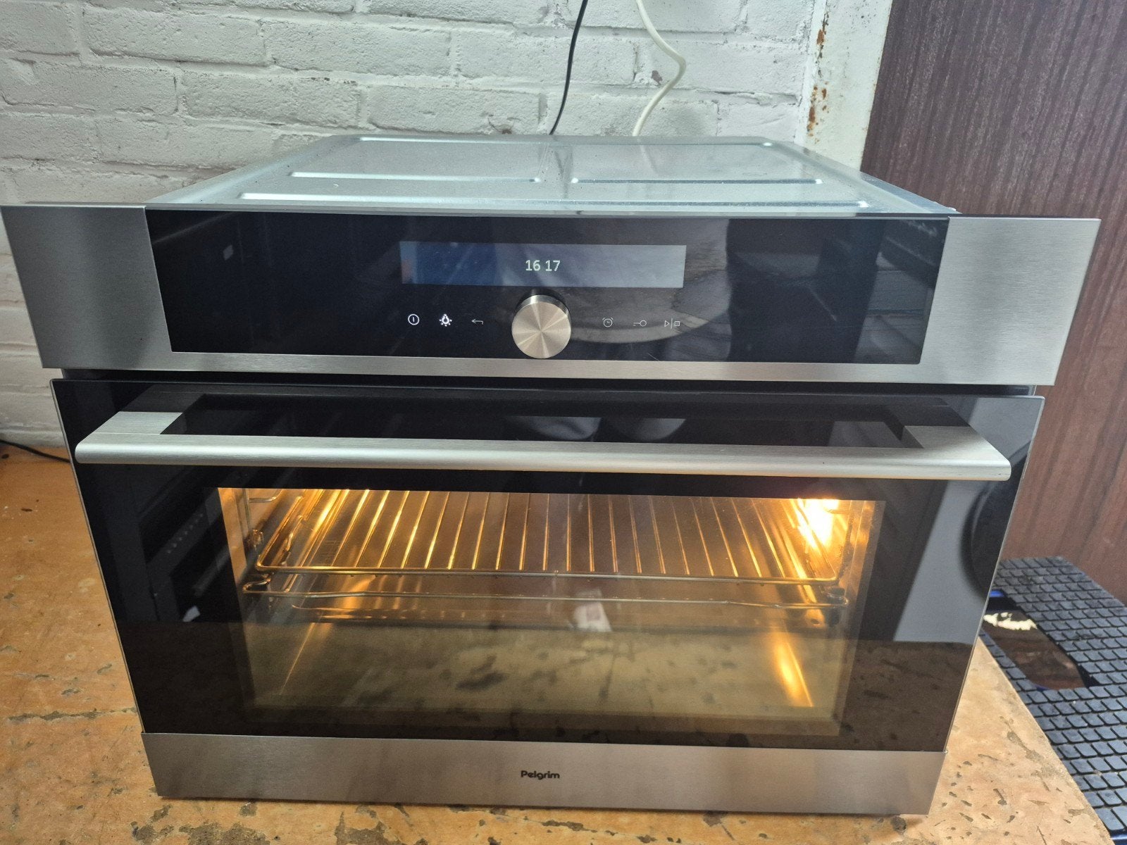 NETTE 45CM PELGRIM OVM624RVS HETELUCHT OVEN TE KOOP, Minder dan 45 cm, Gebruikt, Info@pelgrim.nl, Hete lucht