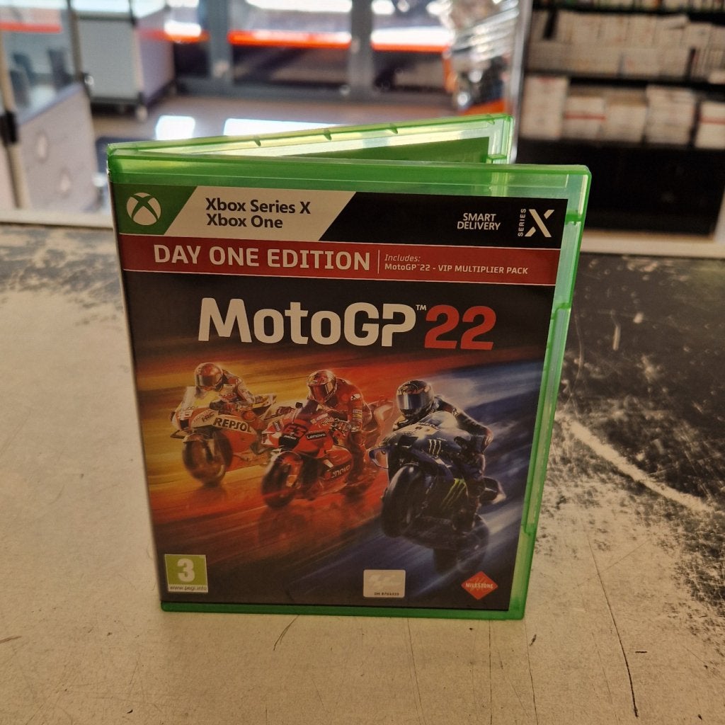 MotoGP 22 Xbox One Game - In Nette Staat, Xbox, Gebruikt, Support@xbox.com, One Microsoft Way
Redmond, WA 98052-6399