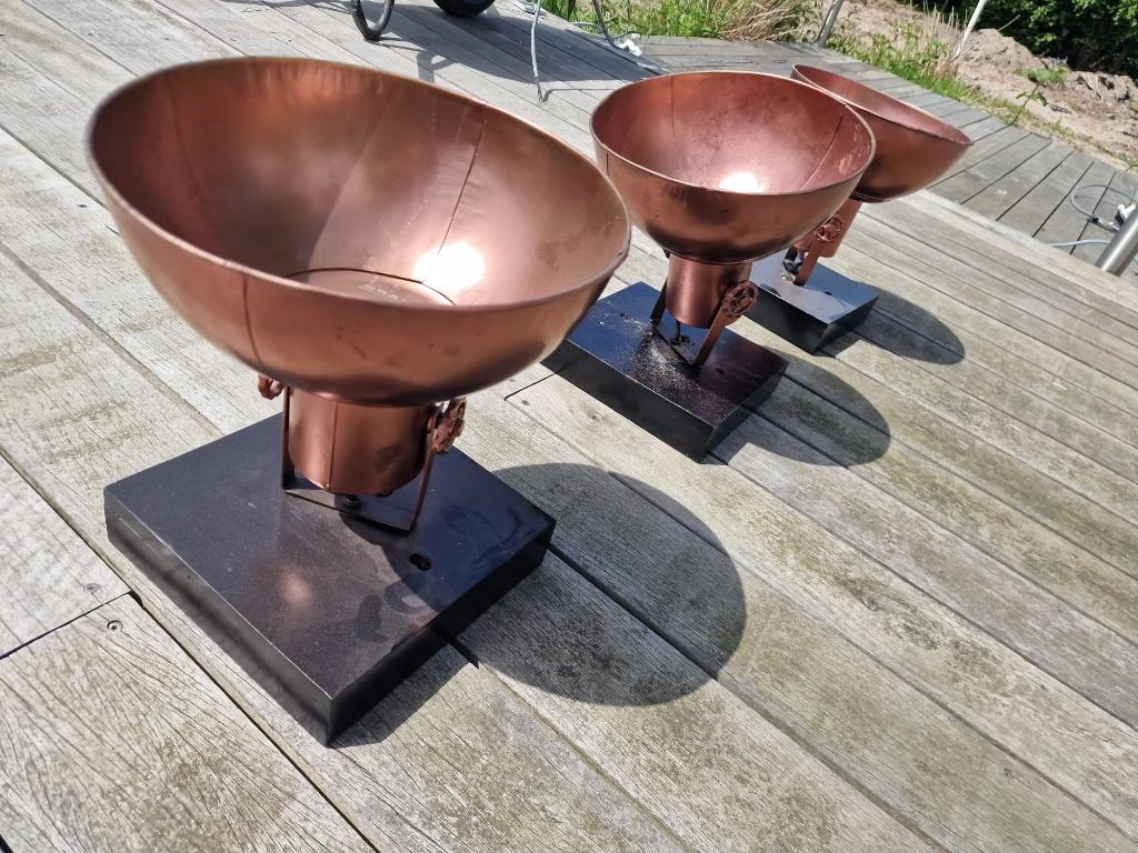 plafondlamp; 3x design replica. originele zijn 1000 euro p/s, Ophalen, Zo goed als nieuw