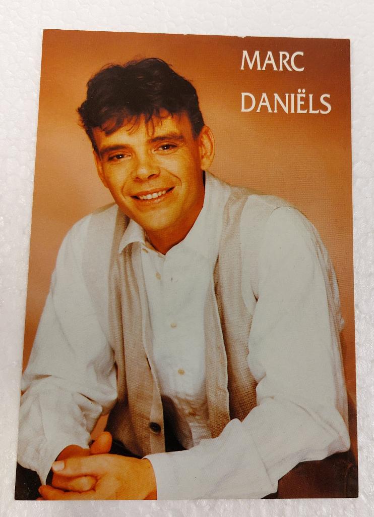 Marc Daniels fotokaart met handtekening - gesigneerd, Gebruikt, Verzenden, NvT, Foto of Kaart