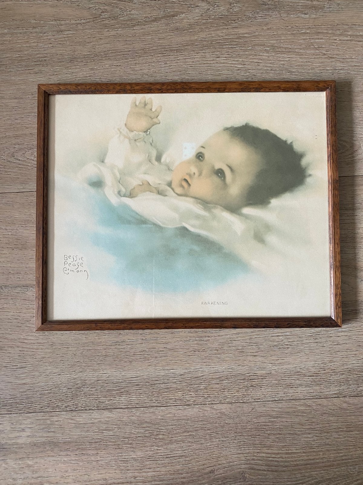 Vintage Bessie Pease Gutmann ‘Awakening’ print, Antiek en Kunst, Ophalen