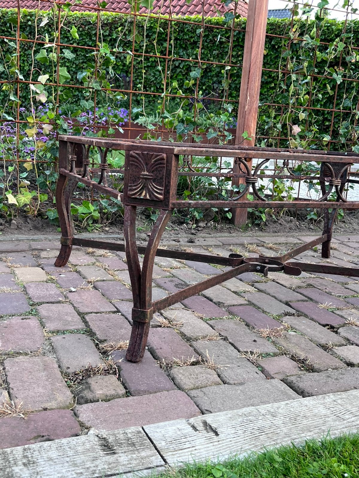 Oud frans tafel onderstel!, Ophalen, Gebruikt, Rechthoekig, Metaal