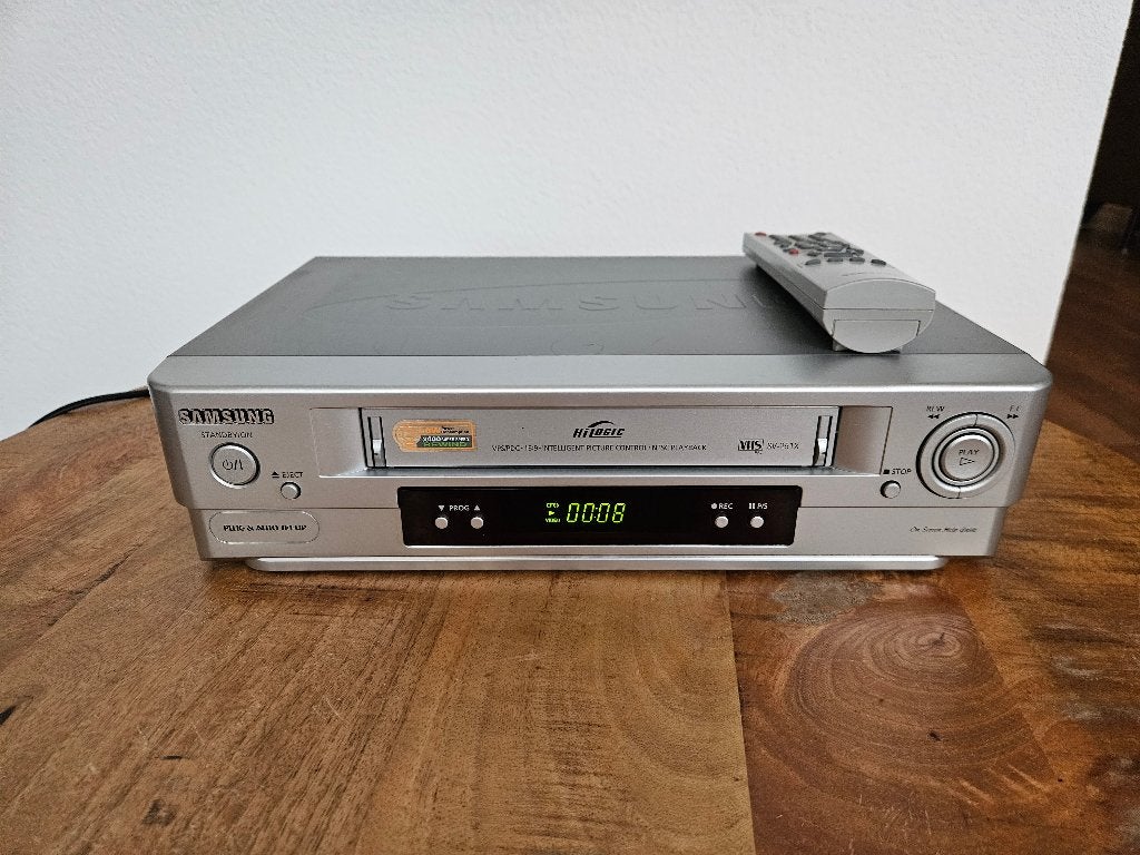 Samsung VHS videorecorder met afstandsbediening m, Ophalen of Verzenden, Gebruikt, VHS-speler of -recorder