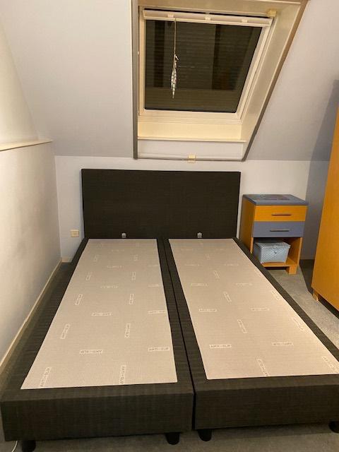 2 persoons boxspring, Ophalen, Gebruikt, 210 cm, Tweepersoons