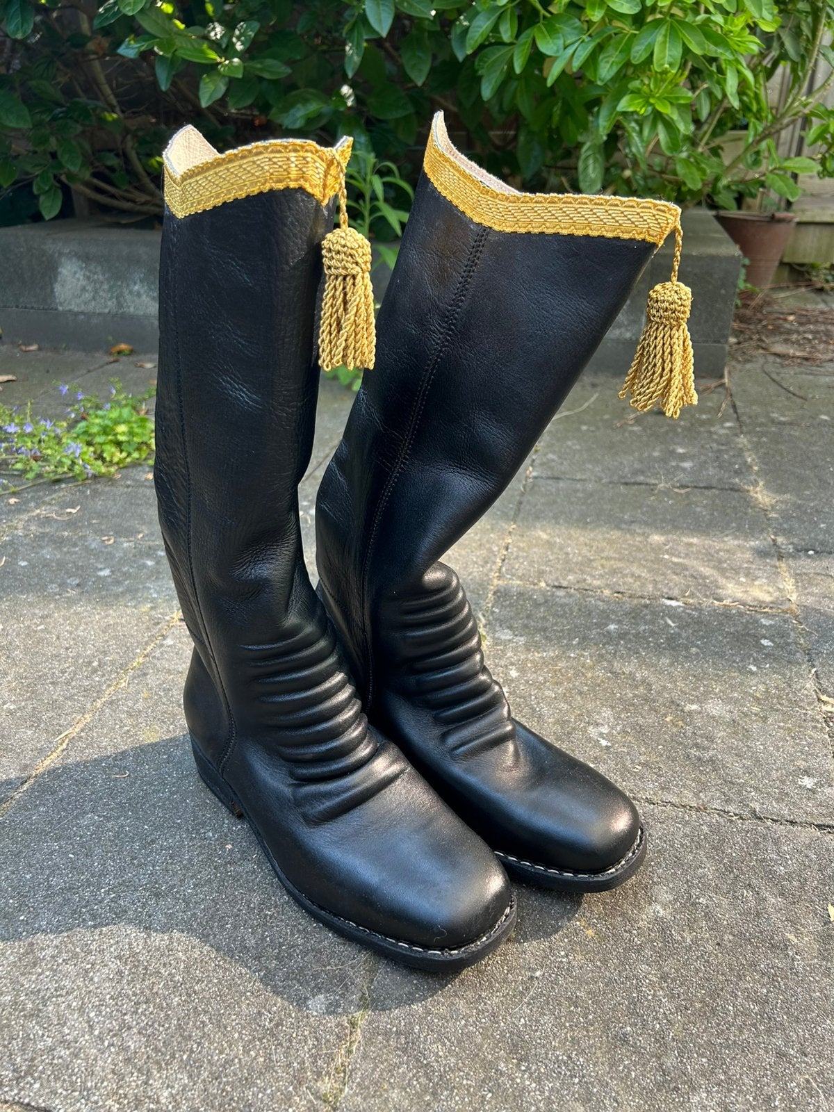 Hessische laarzen reenactment - larp maat 42, Ophalen of Verzenden, Zo goed als nieuw, Schoenen