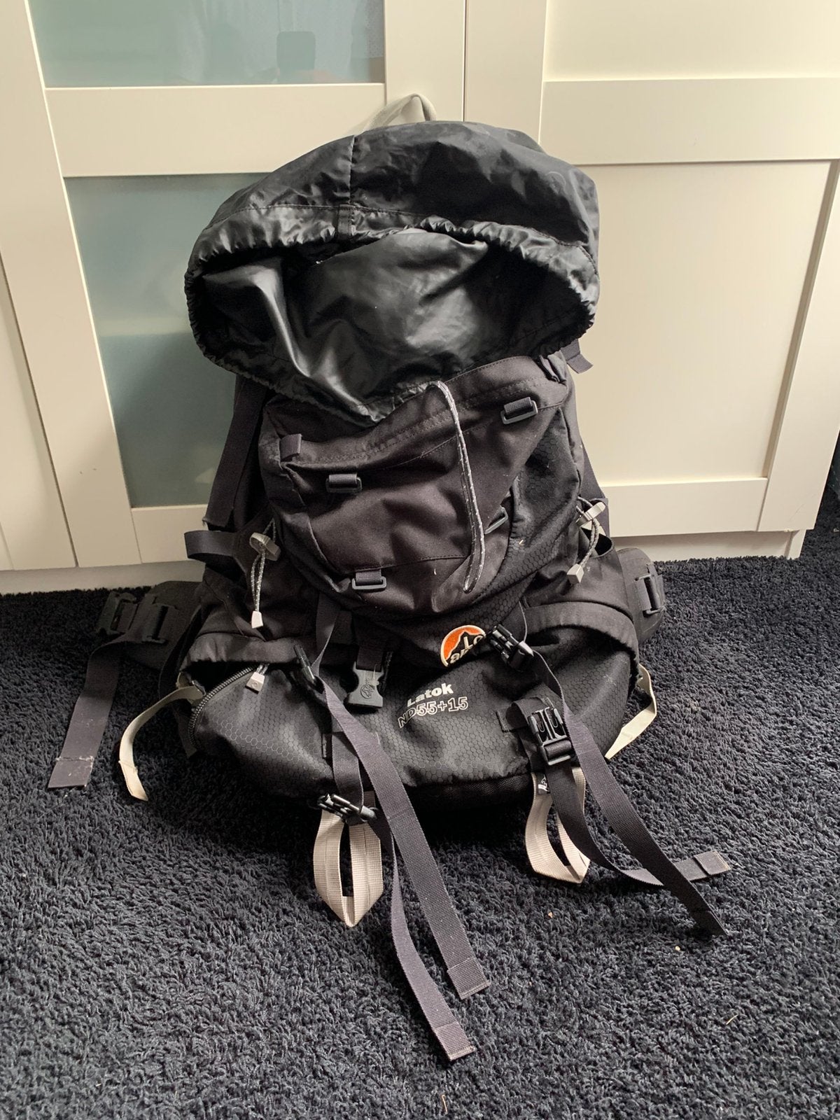 Lowe Alpine Latok ND 55 + 15, Ophalen, Zo goed als nieuw, Rugzak