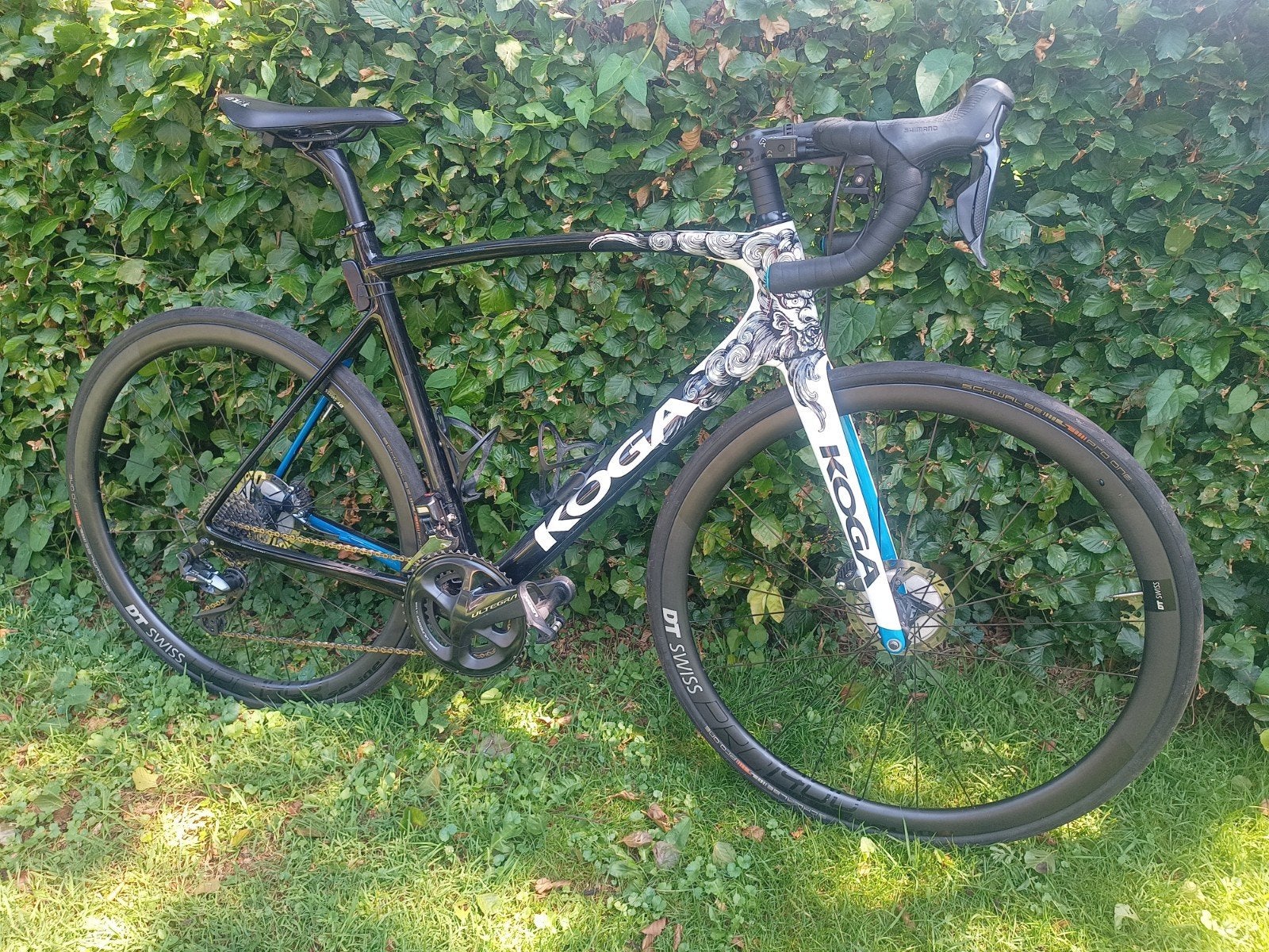 Koga Kimera "tattoo art" Di2 Ultegra carbon twv €8000!!!, Fietsen en Brommers, Overige merken, Carbon, Ophalen of Verzenden, Zo goed als nieuw