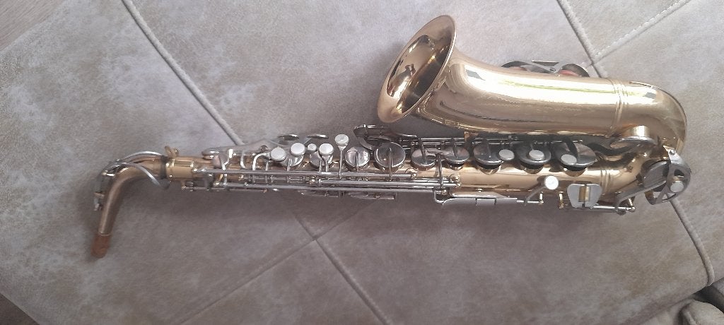 Saxofoon, Ophalen of Verzenden, Gebruikt, Alt, Met koffer