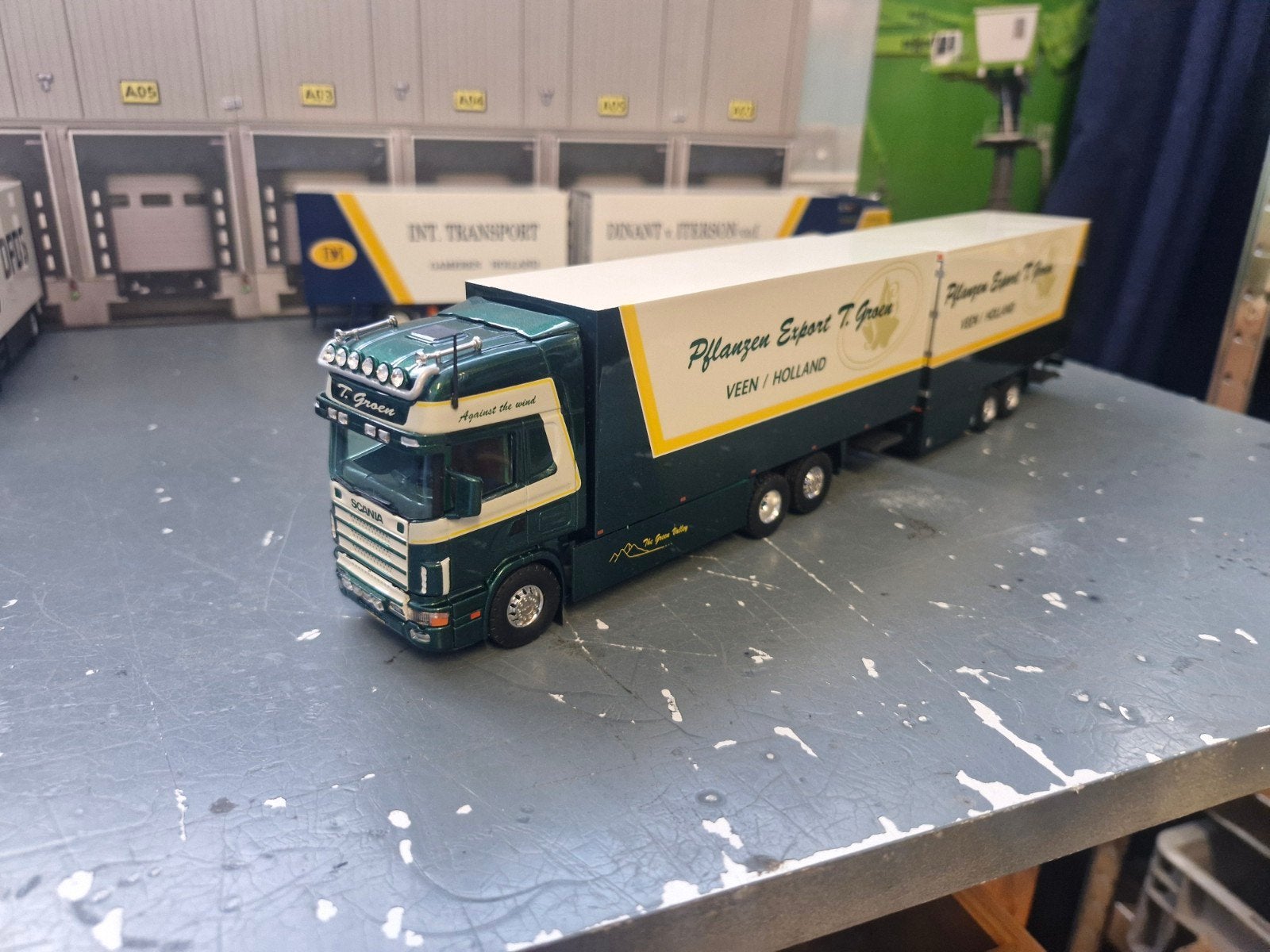 scania combi tekno T. GROEN, Ophalen of Verzenden