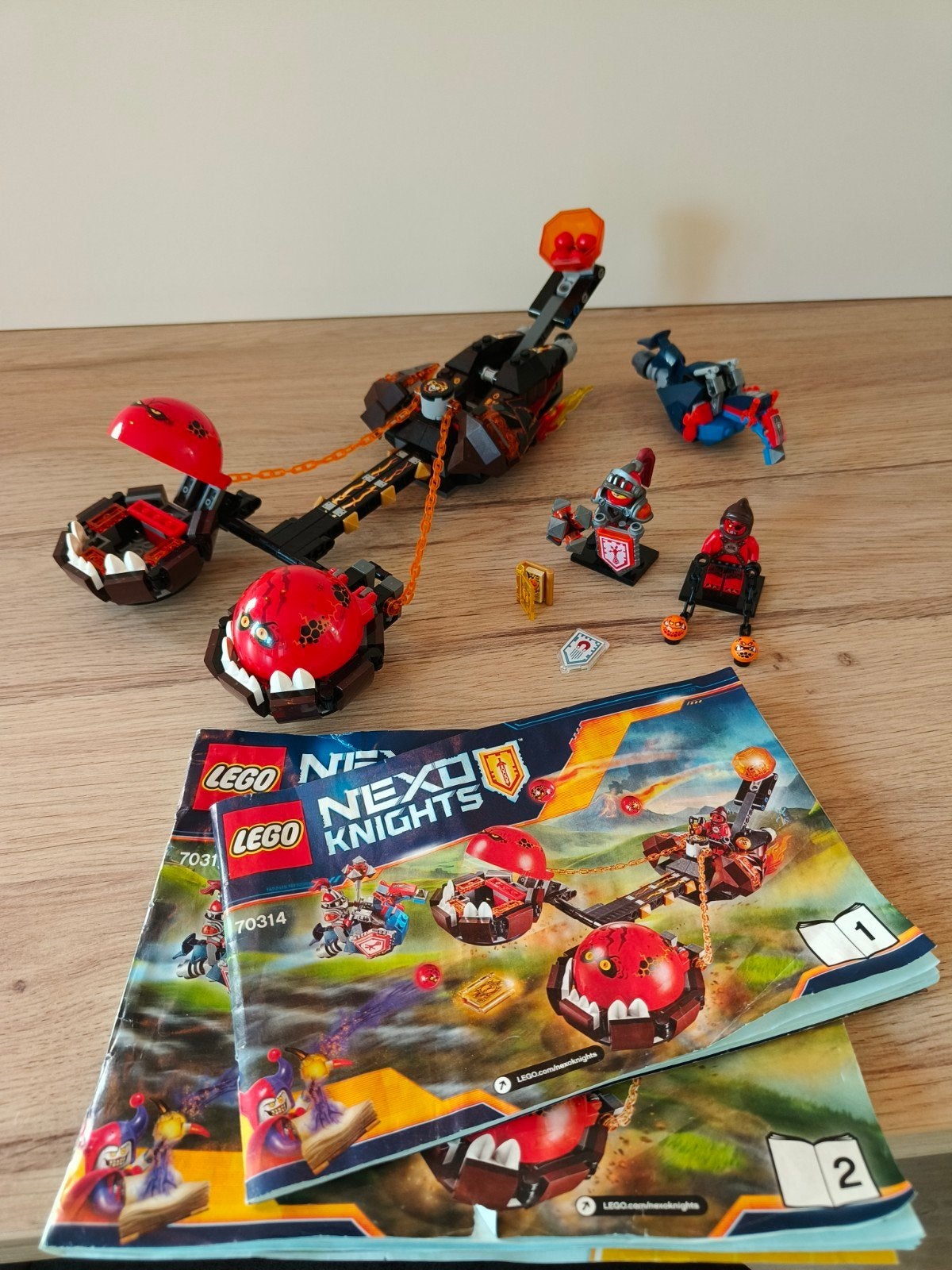 Lego Nexo Knights 70314 Beast Master's Chaos Chariot, Kinderen en Baby's, Ophalen of Verzenden, Gebruikt