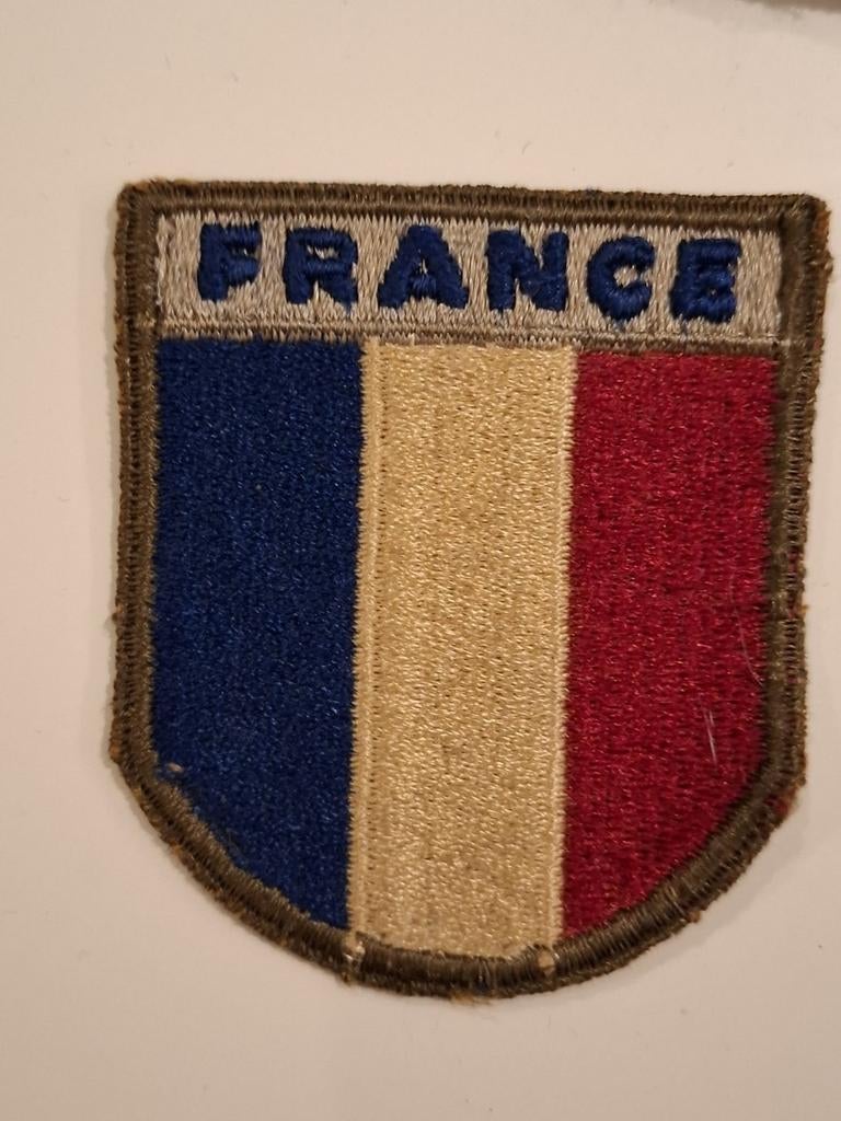 Te koop: U.S. French armpatch, Ophalen of Verzenden, Nederland