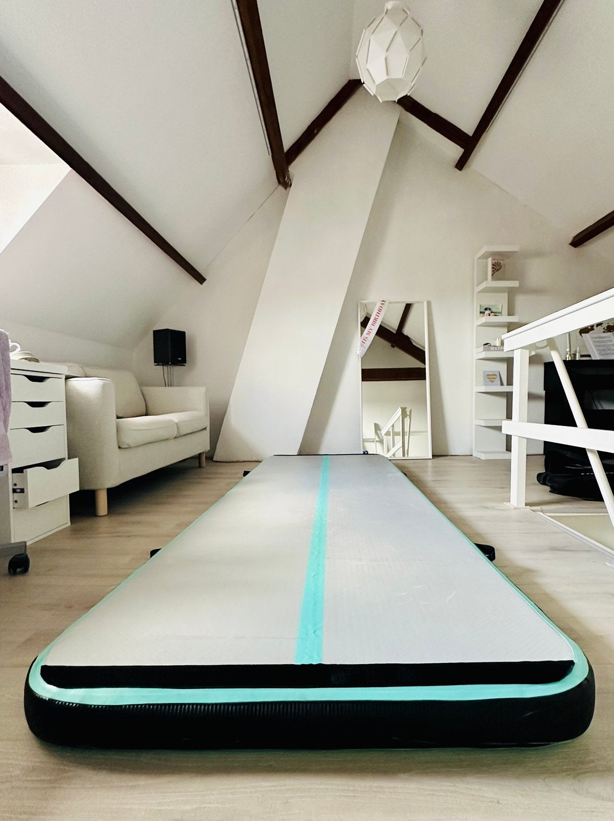 FlipFlex Airtrack 3 meter, prima staat, Kindermaat 122 t/m 140, Ophalen, Gebruikt, Materiaal
