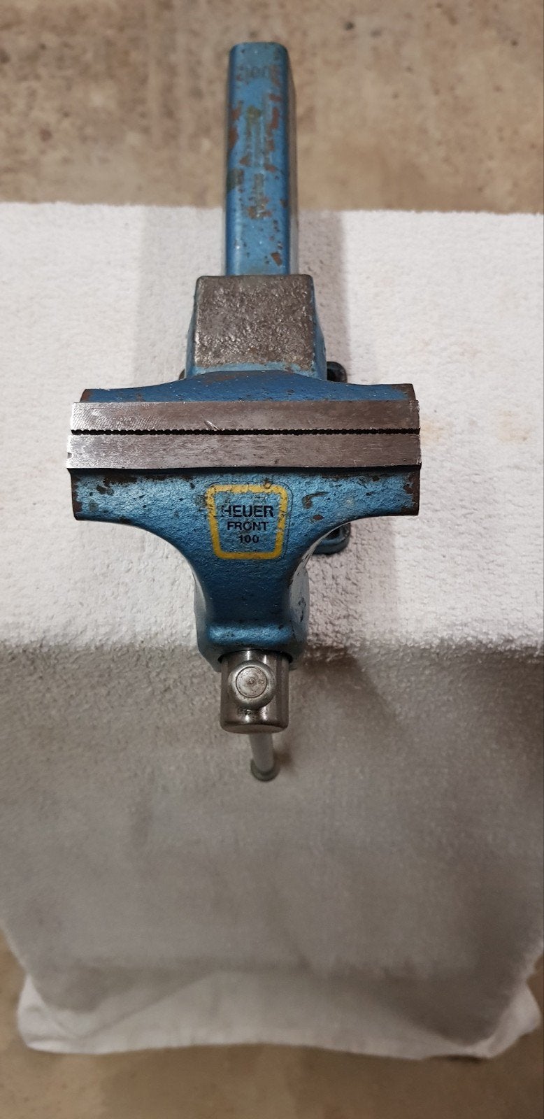 Heuer bankschroef, Ophalen, Gebruikt