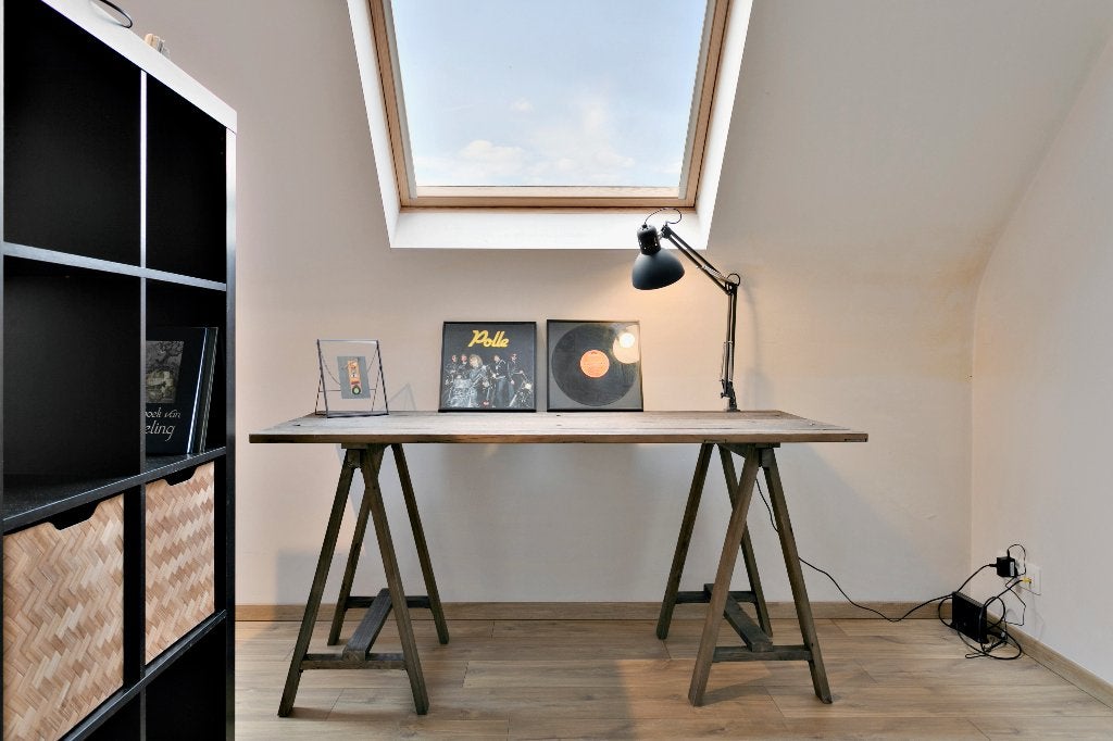 Zara Home bureau gerecycled hout met schragen 160cm, Ophalen, 160 cm, Gebruikt, Hout