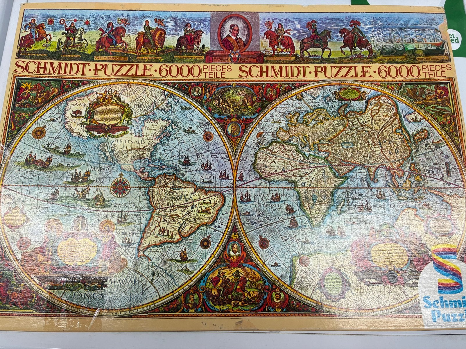 Schmidt puzzle 6000 stukjes, Ophalen of Verzenden, Meer dan 1500 stukjes, Zo goed als nieuw