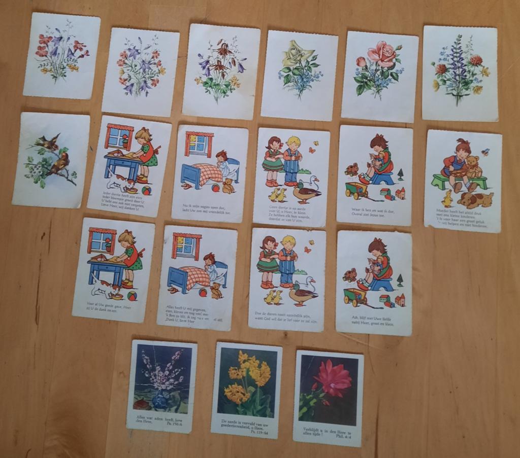 Vintage Zondagsschool plaatjes, Ophalen of Verzenden