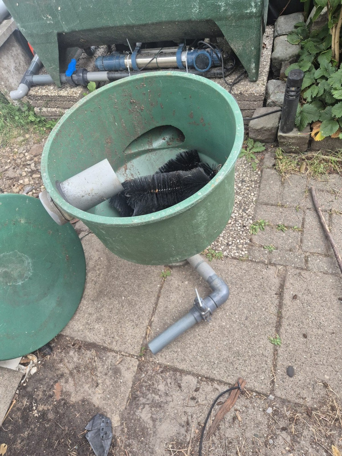 Vortex Vijverfilter Groen Polyester - Mechanisch Voorfilter, Tuin en Terras, Vijvers, Ophalen