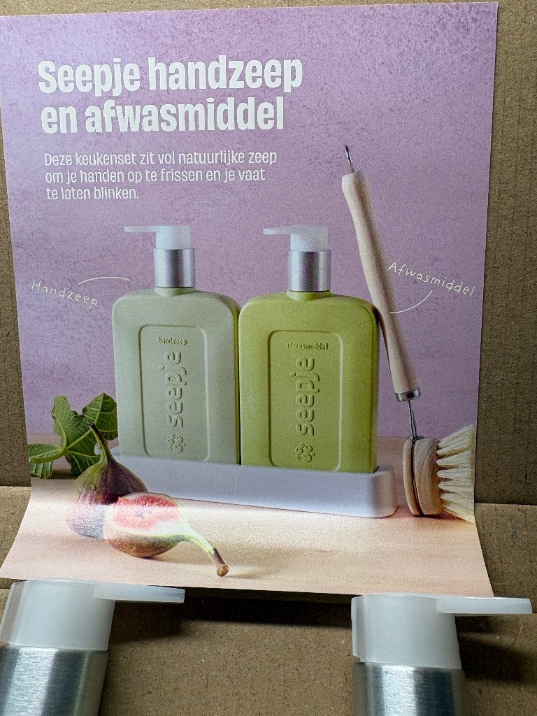 zeepje seepje in flacon in doos, Verzamelen, Verzenden, Nieuw, Miniatuur, Gevuld