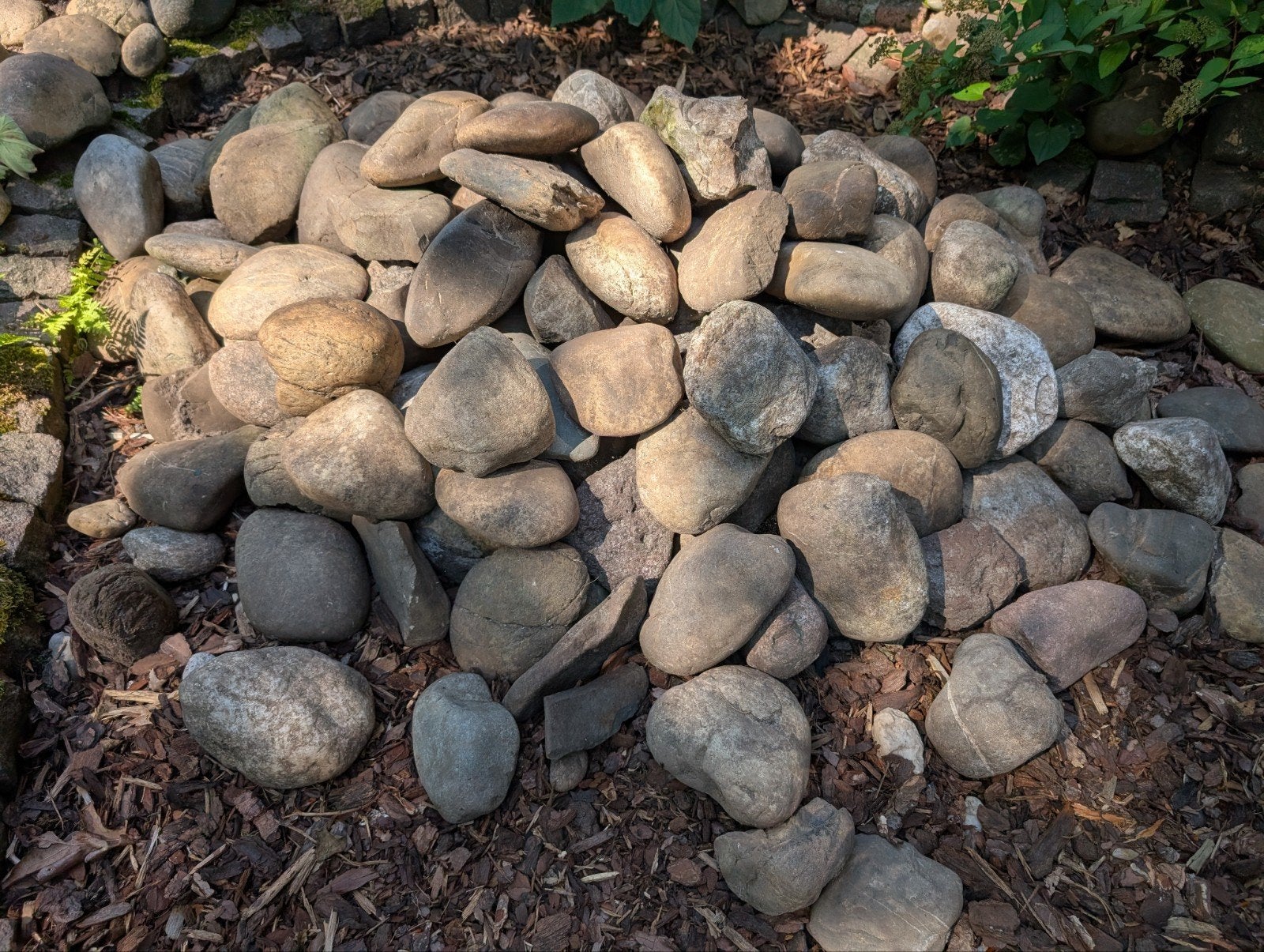 Decoratieve keien voor tuin en vijver, Ophalen, Overige materialen, Gebruikt, Kei