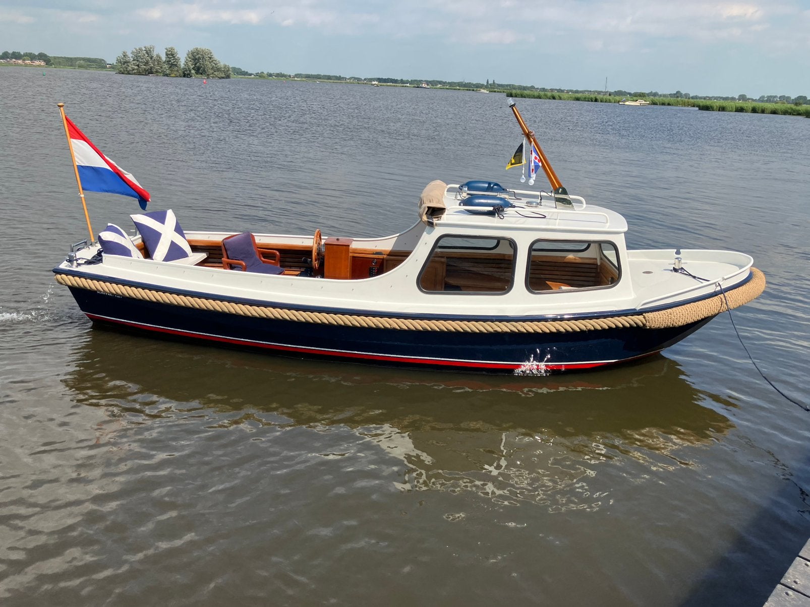 Schiffart vlet 620 cabin, Watersport en Boten, Sloepen, Staal, Binnenboordmotor, 1.00 - 1.50 meter, Diesel