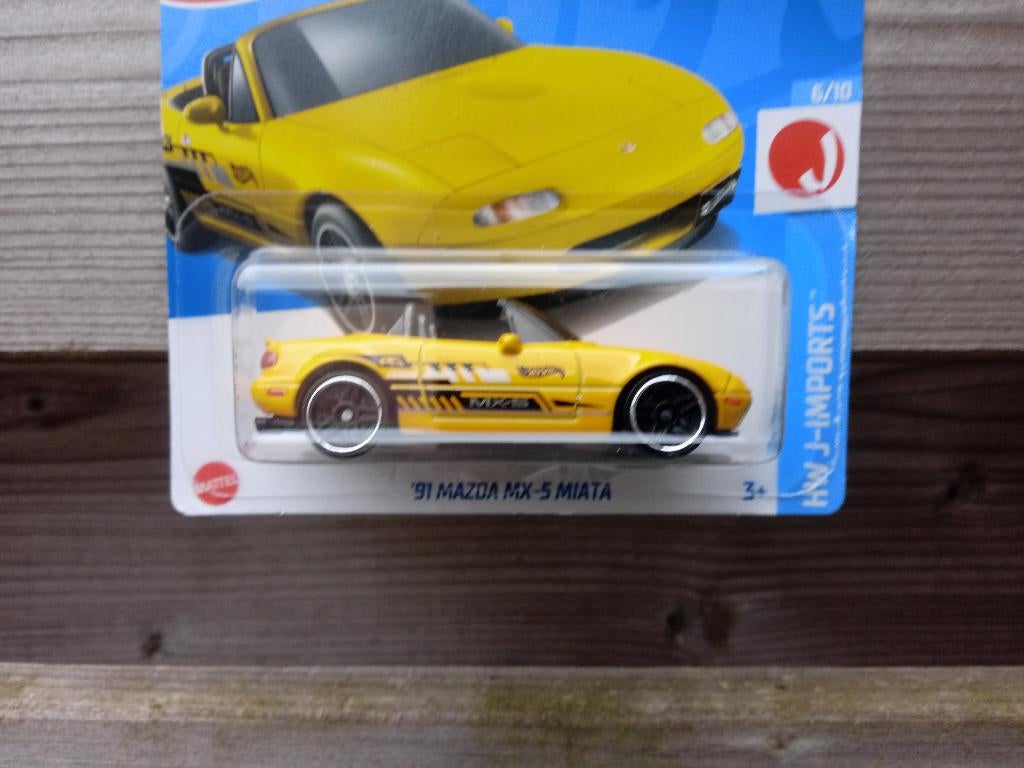 Mazda MX-5 Miata '91 Hotwheels, Ophalen, Nieuw, Auto