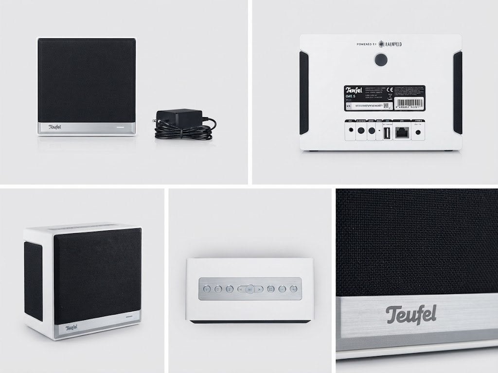 Teufel One S (Wit_zw) – Slimme draadloze speaker – I.z.g.st., Overige merken, Overige typen, Ophalen of Verzenden, Zo goed als nieuw
