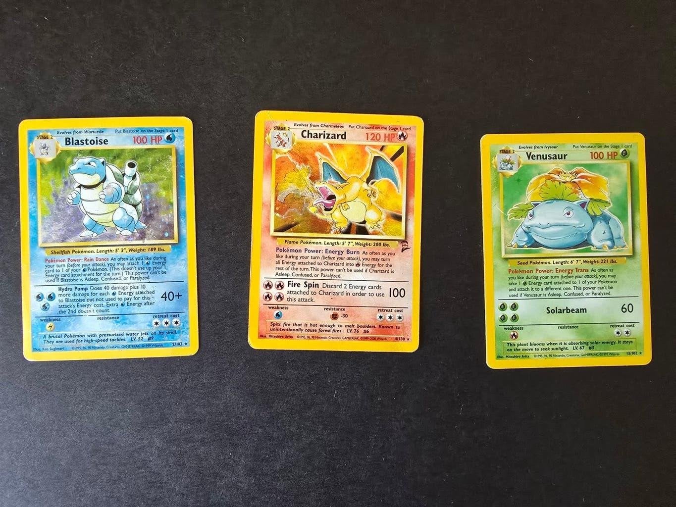 Pokémon Charizard, Base Set Venusaur & Blastoise – de Big 3!, Ophalen