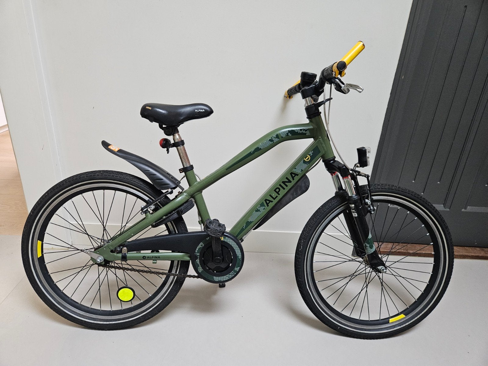 Alpine Trail kinderfiets 22 inch, Terugtraprem, Staal, Ophalen of Verzenden, Zo goed als nieuw