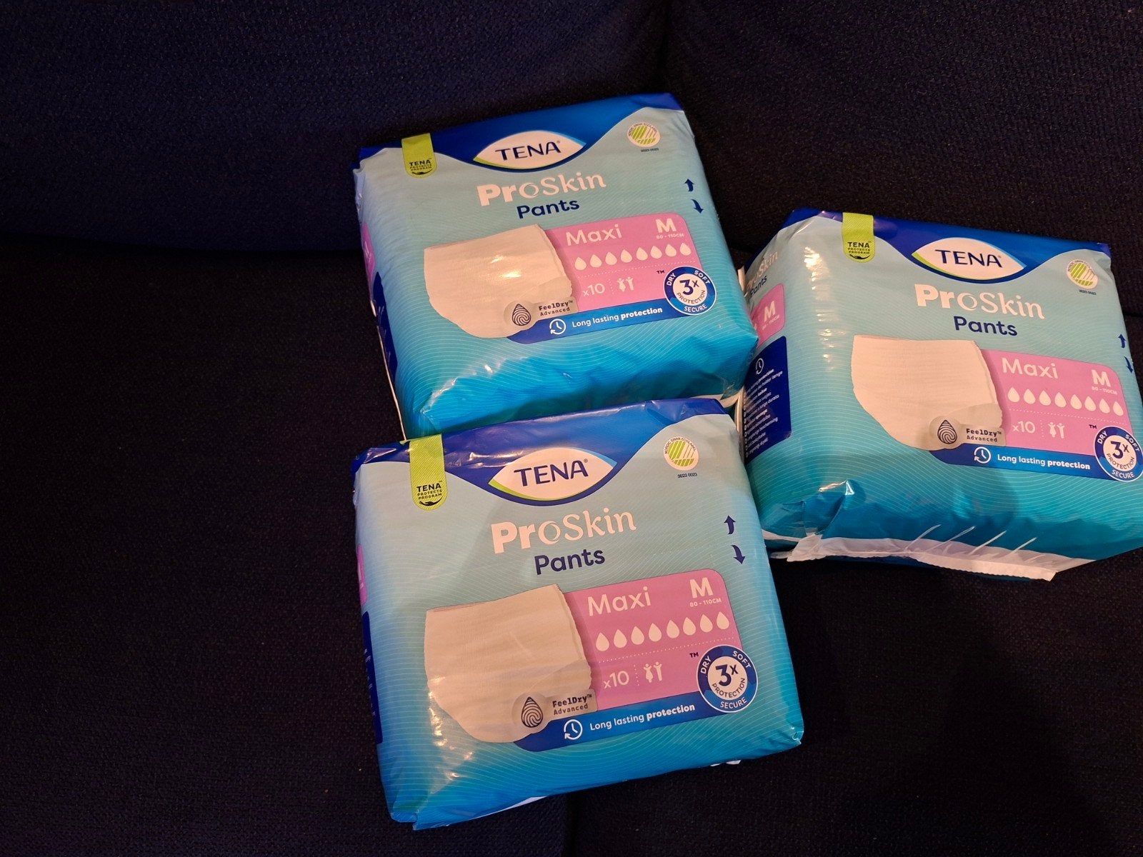 3 Pakken Tena proskin maxi  M, Verzenden, Nieuw