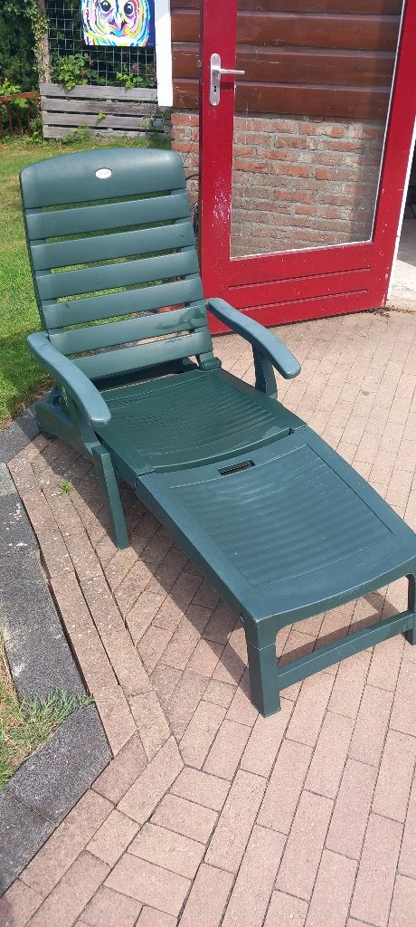Hartman ligbed kunststof, Tuin en Terras, Ophalen, Gebruikt, Kunststof, Verstelbaar