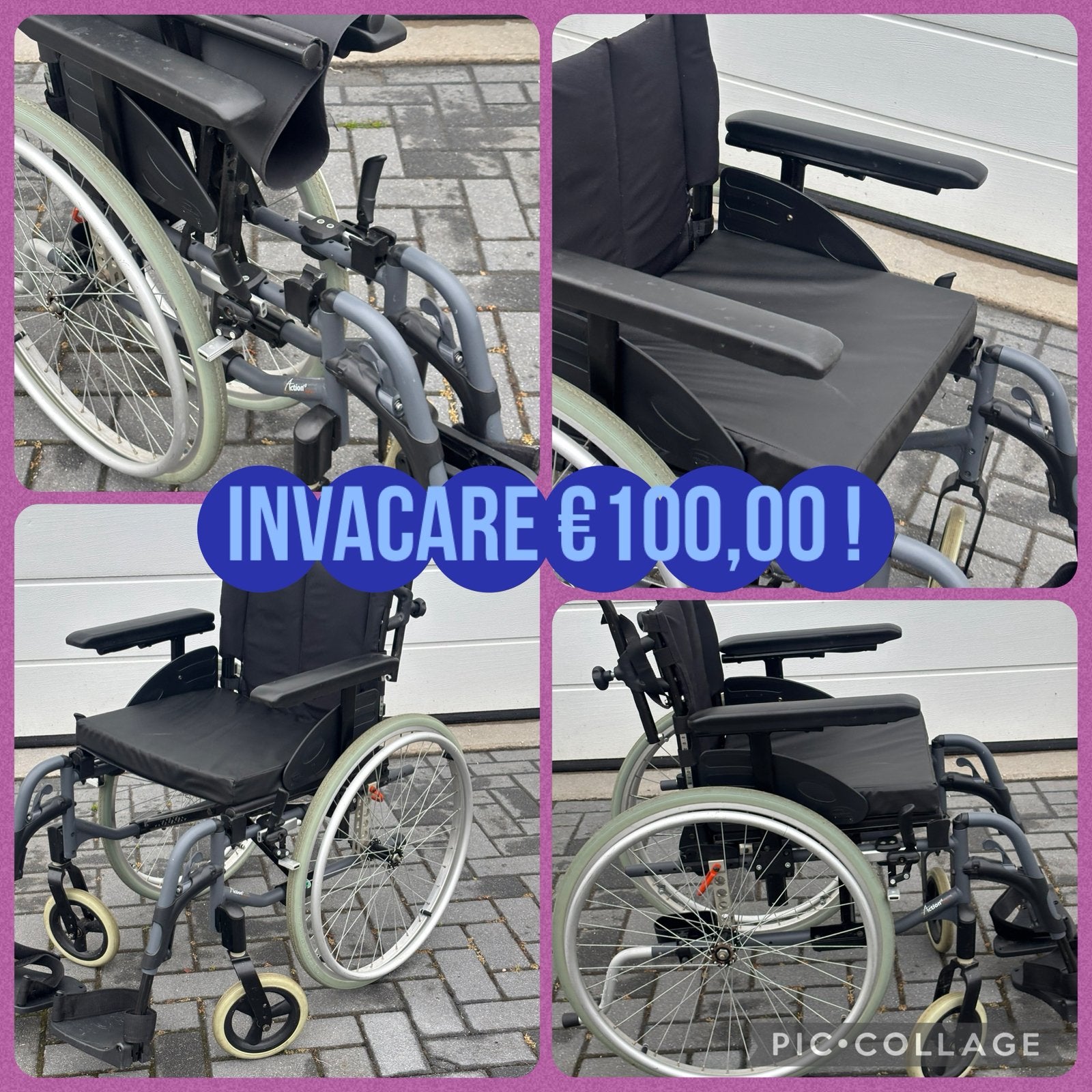 Invacare inklapbare rolstoel €100,00 !!, Invacare, Meer info ☎️0️⃣6️⃣➖2️⃣0️⃣9️⃣0️⃣1️⃣0️⃣4️⃣0️⃣, Zo goed als nieuw, Nederland