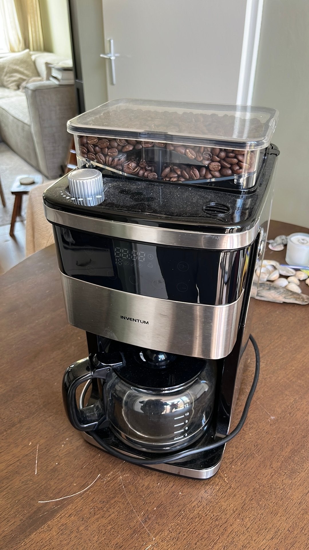 Bonenmachine, Witgoed en Apparatuur, Ophalen, 10 kopjes of meer, Koffiemachine, Zo goed als nieuw