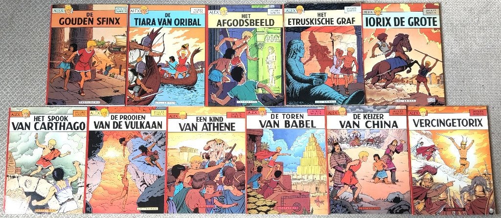 11 stripalbums van ALEX Casterman uitgeverij, Meerdere stripboeken, Ophalen of Verzenden, Zo goed als nieuw